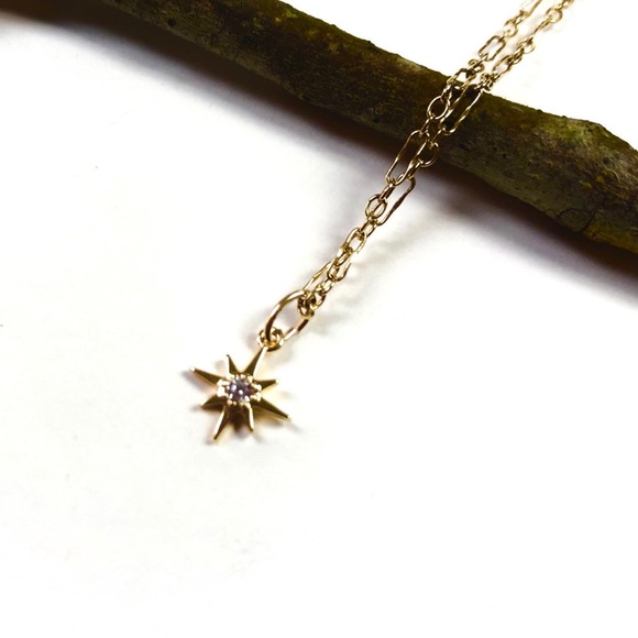Star Necklace, Celestial, North Star, Polaris - Picture 3 of 10